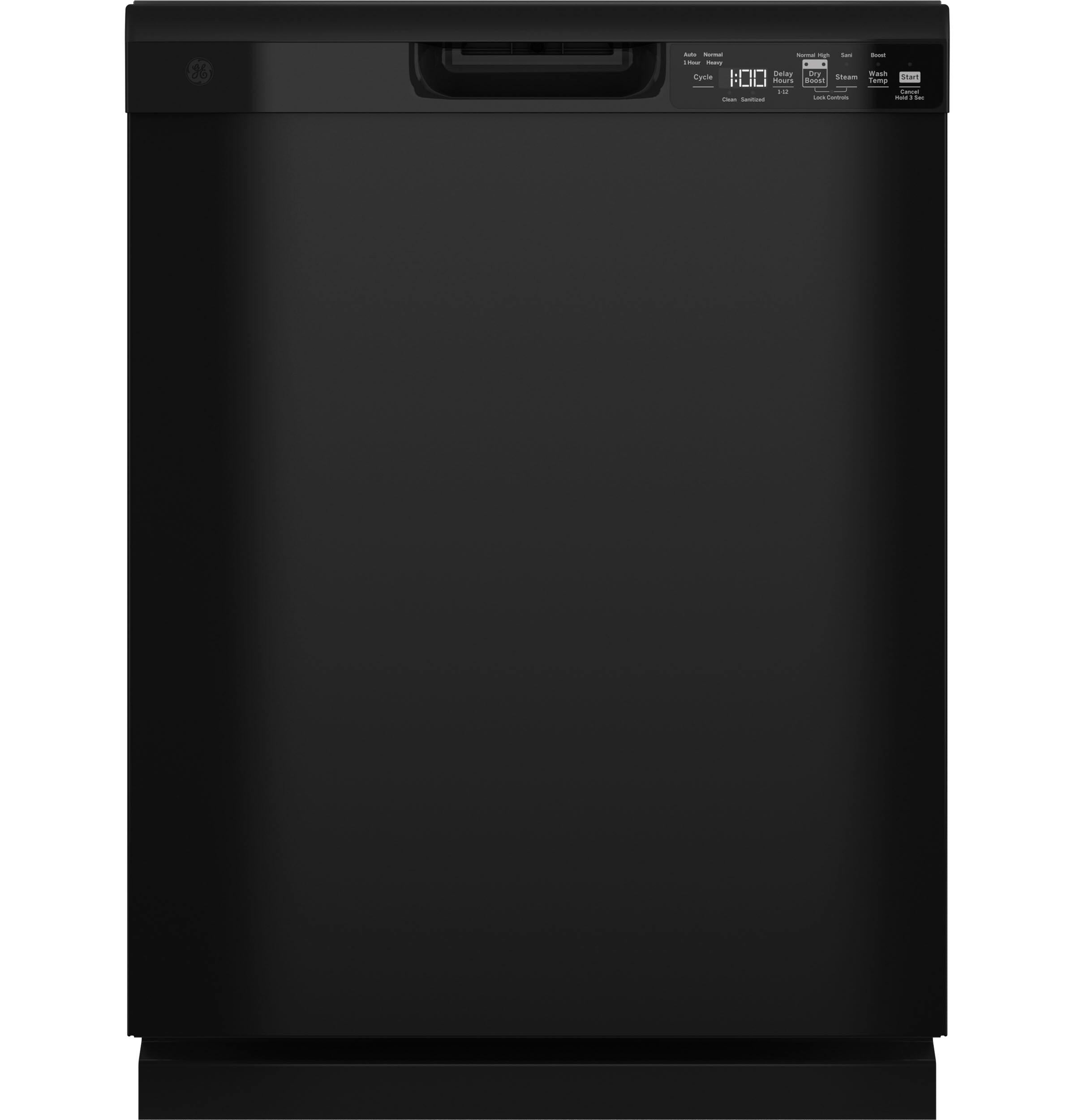 Ge Appliances GDF550PGRBB Ge® Front Control With Plastic Interior Dishwasher With Sanitize Cycle & Dry Boost