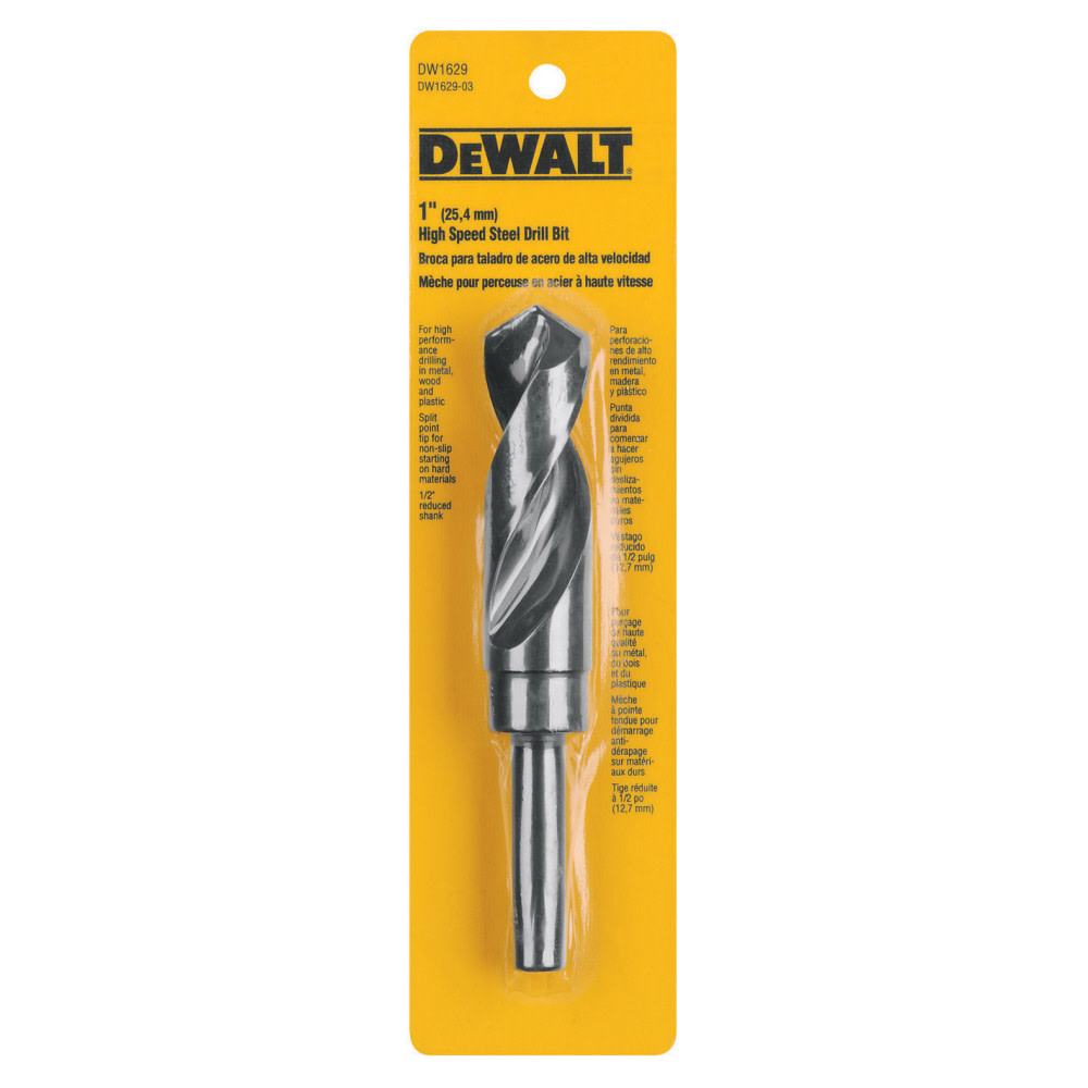 DW 1 In. Reduced Shank Drill Bit DW1629 from DW