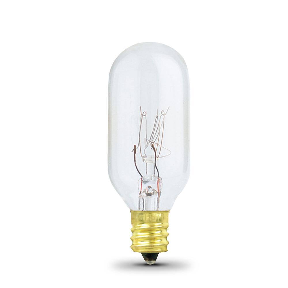 Feit Electric 15-Watt T7N Dimmable Intermediate E17 Base Incandescent Appliance Light Bulb Soft White 2700K BP15T7NHDRP