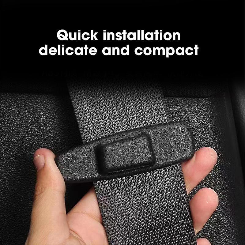 Born Pretty 2pcs Universal Safety Belt Plug Clip Buckle Adjustment Lock Fastener Fixed Clamp Car Seatbelt Protection Clip Paste Mount