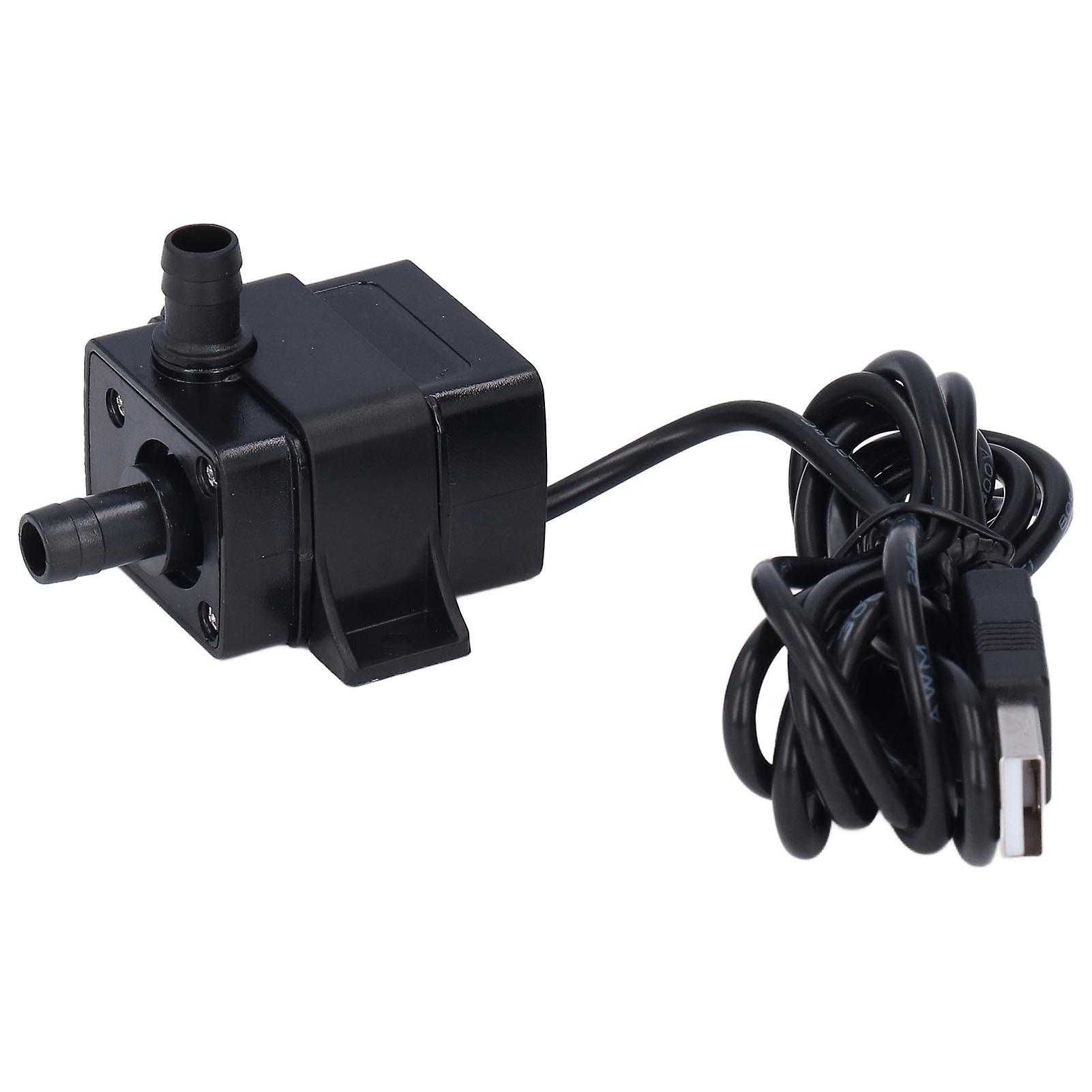 Dc5521 Female Connector Water Pump Kit Low Pressure Submersible Pumps With Usb Cable 5v 1w