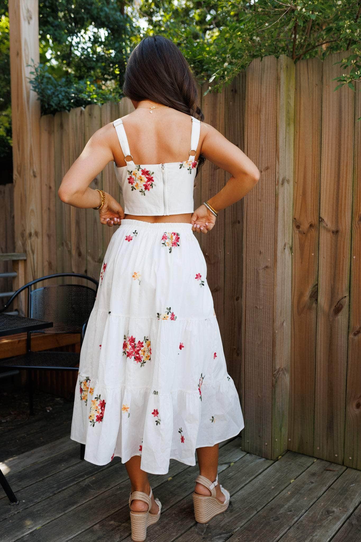 Flower Market Skirt
