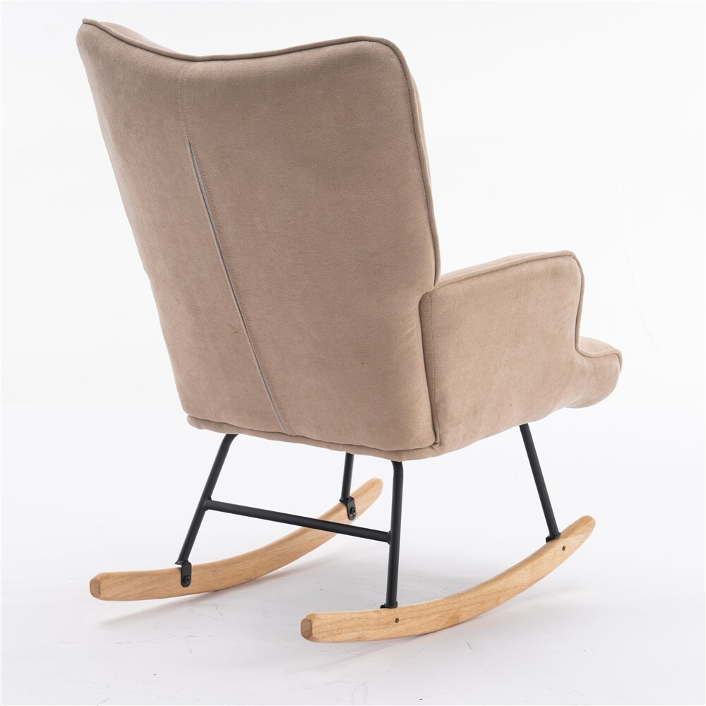 Simple Modern Style Rocking Chair for Living Room