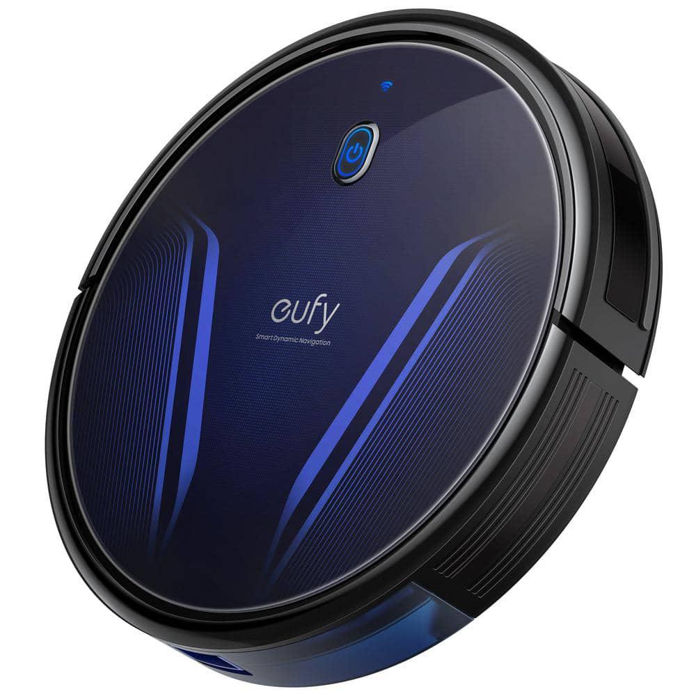 Eufy RoboVac G15 Robotic Vacuum Cleaner with Gyro Navigation Bagless Washable Filter MultiSurfaces in Black