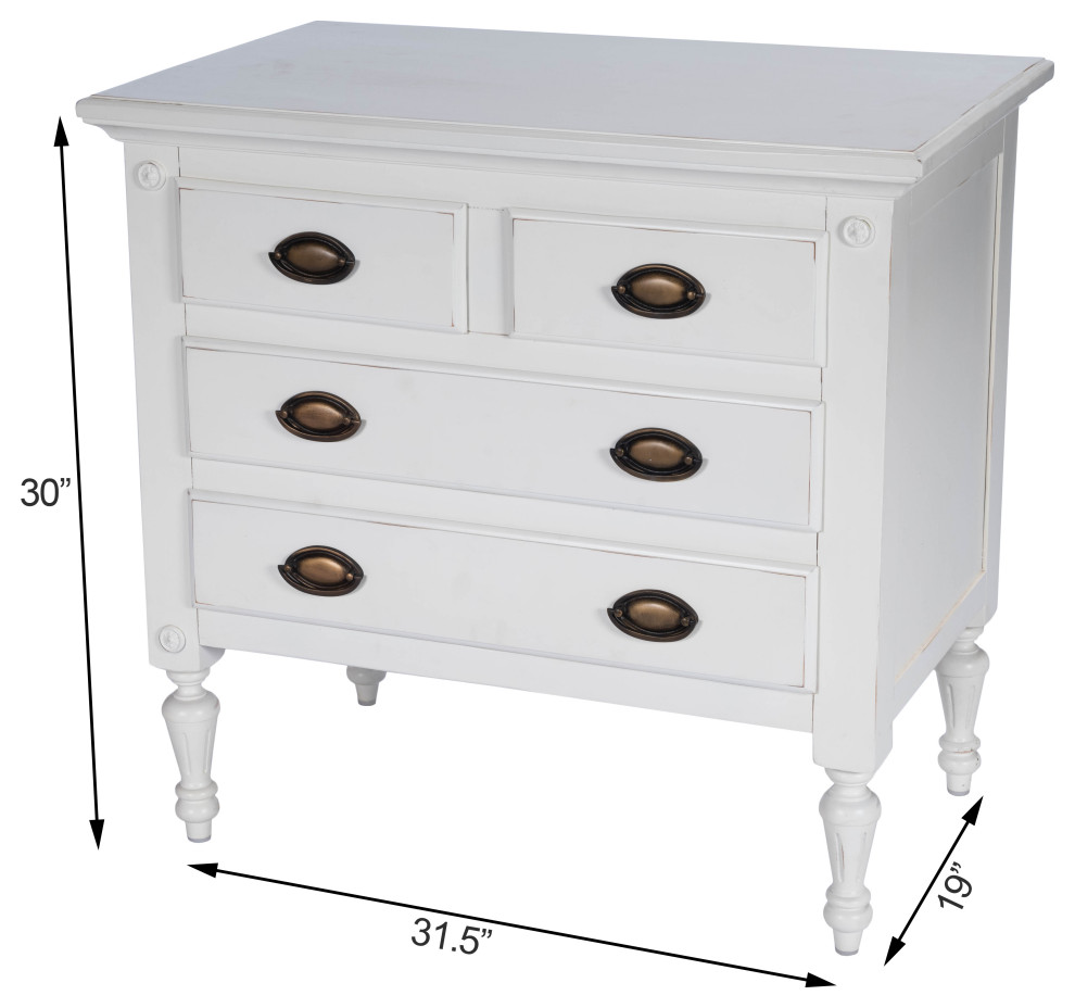 Easterbrook 4 Drawer Accent Chest   Traditional   Accent Chests And Cabinets   by Butler Specialty Company  Houzz