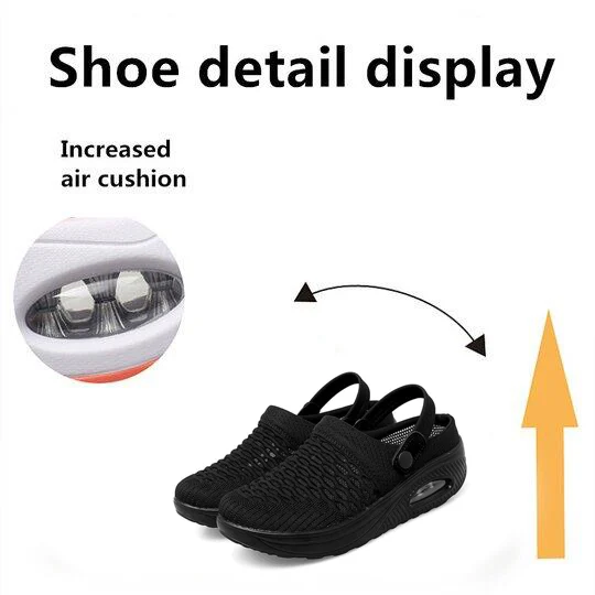 [Clearance Sale 48% OFF] -Women Walking Shoes Air Cushion Slip-On Shoes