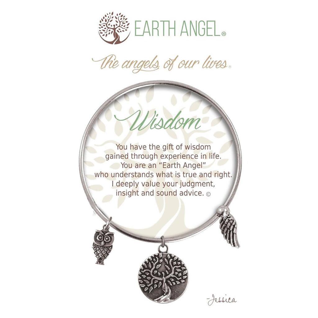 Earth Angel  Wisdom Bracelet in Silver