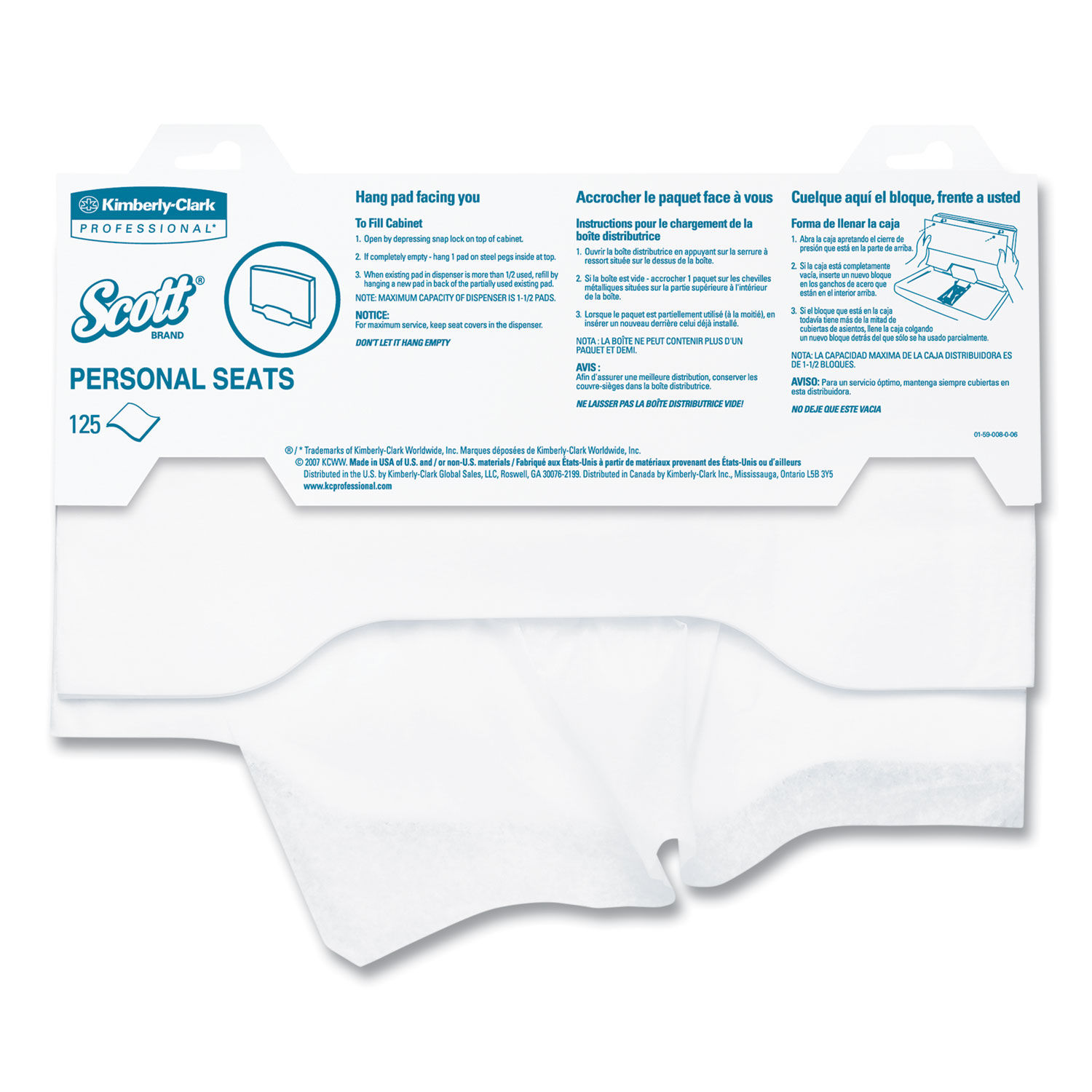 Personal Seats Sanitary Toilet Seat Covers by Scottandreg; KCC07410PK