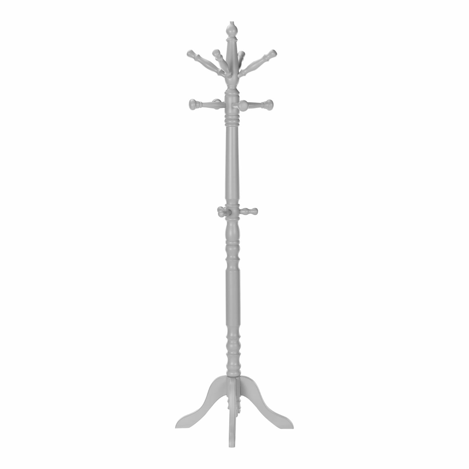 Coat Rack， Hall Tree， Free Standing， 11 Hooks， Entryway， 73