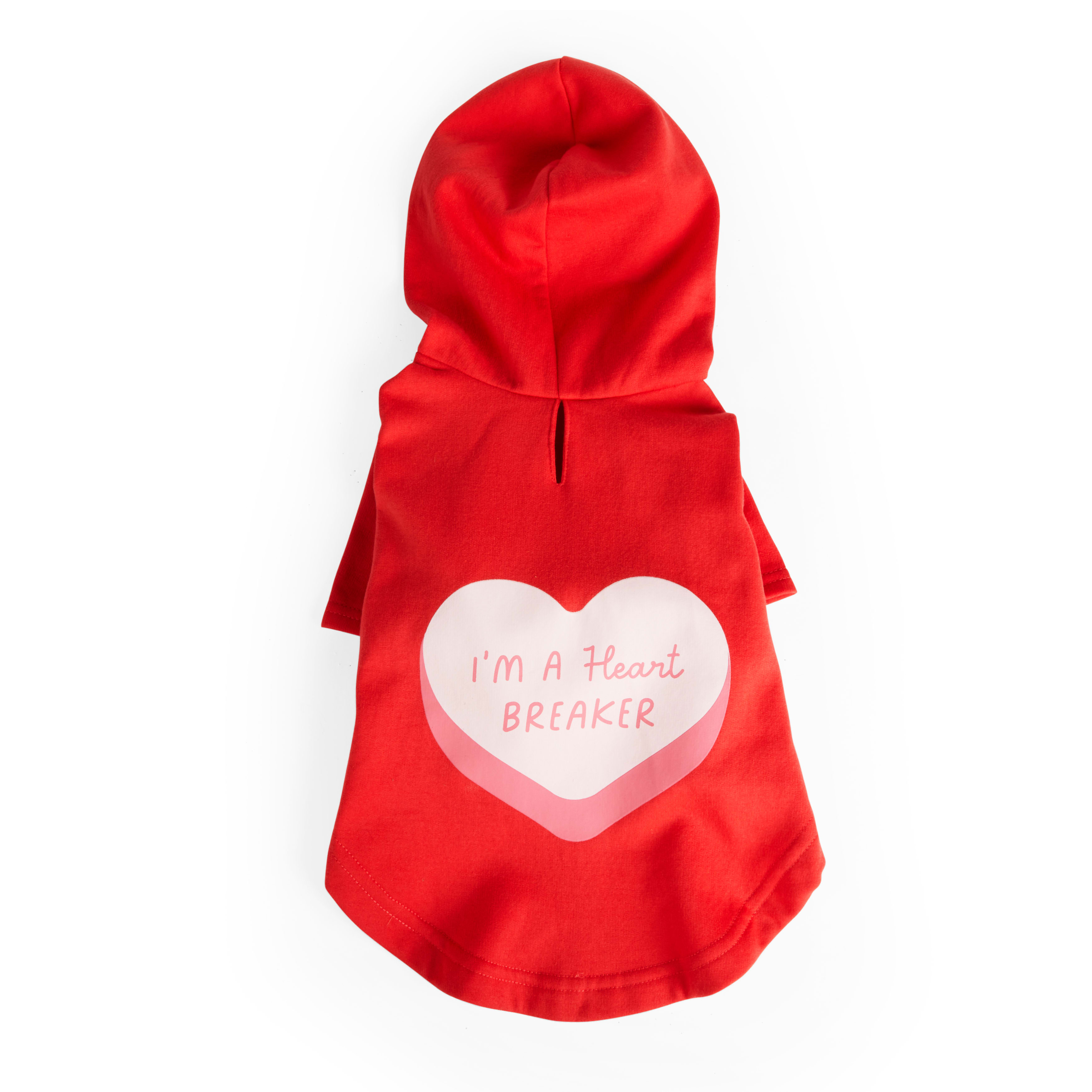 YOULY Valentines Day Heartbreaker Dog Hoodie， XX-Small