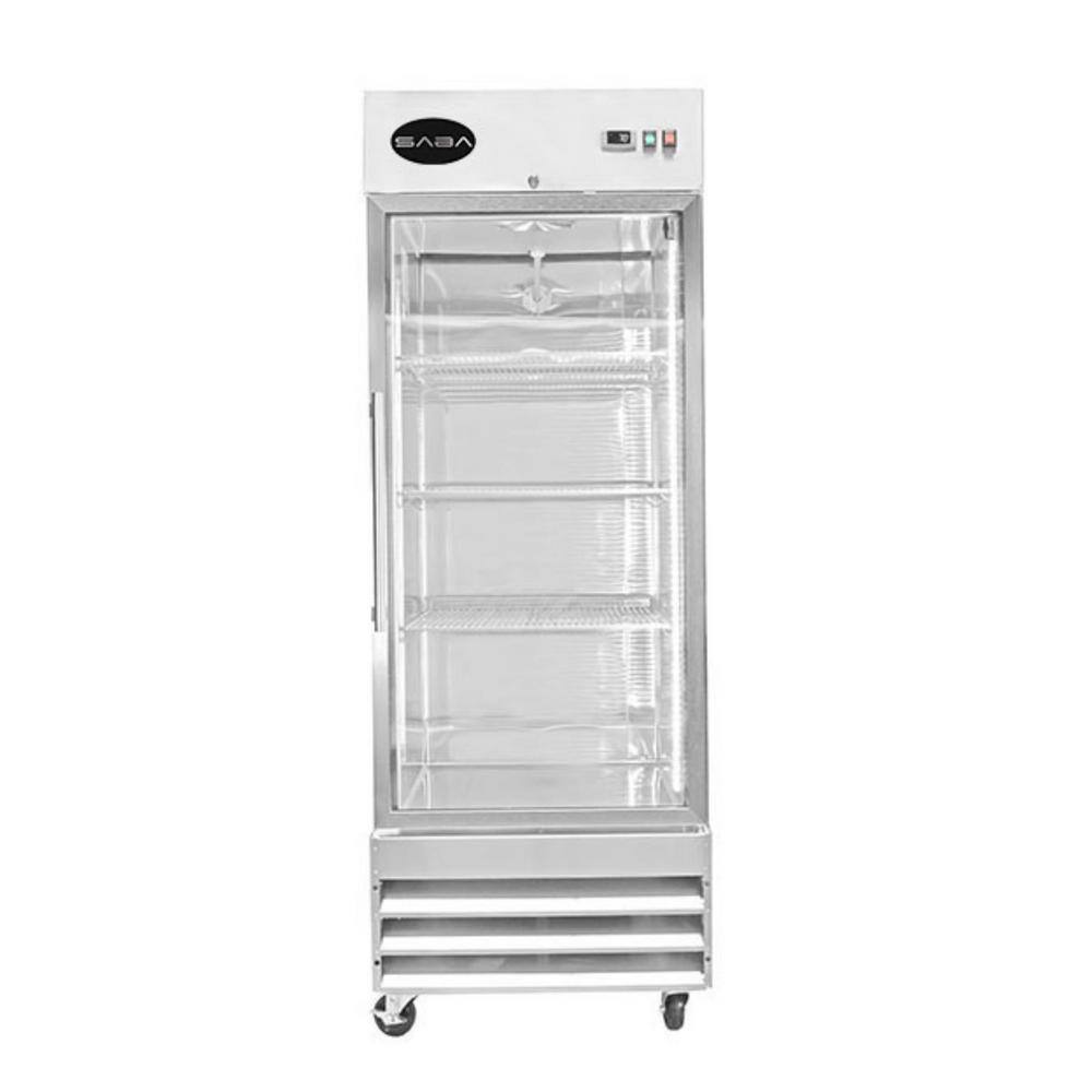 SABA 29 in. W 23 cu. ft. Freezerless Commercial Refrigerator in Stainless Steel S-23RGG