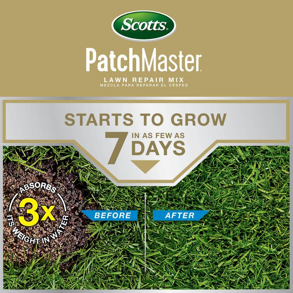 Scotts PatchMaster 10 lbs. Lawn Repair Mix Southern Gold Mix for Tall Fescue Lawns Grass Seed Fertilizer and Mulch 17003-1