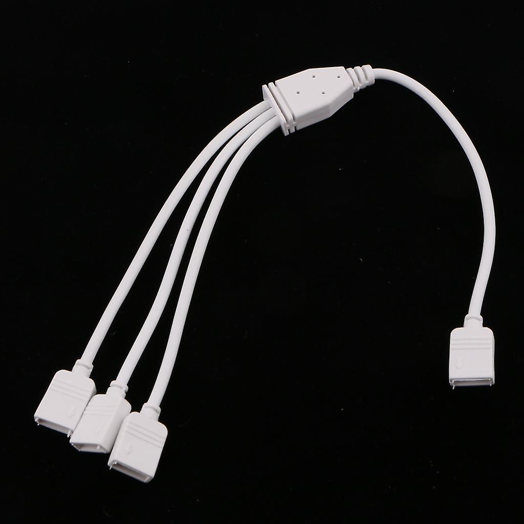 2x High Quality 1 To 2/3/4 Rgb Female Splitter Connector Cable 4pin For 3528/5050 Led Rgb