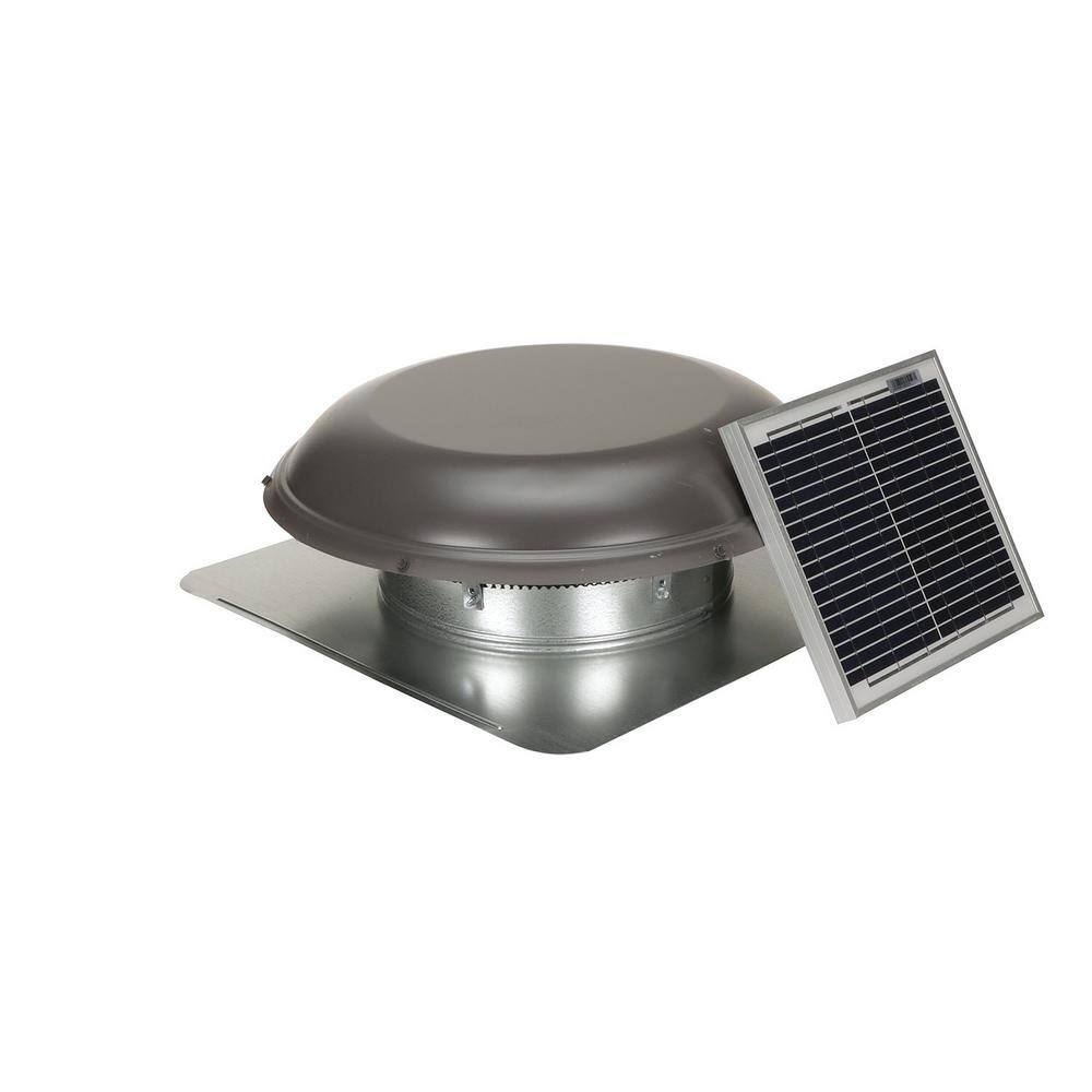 Air Vent 800 CFM 10-Watt Solar Powered Exhaust Roof Mount Attic Ventilator NPSP8WW