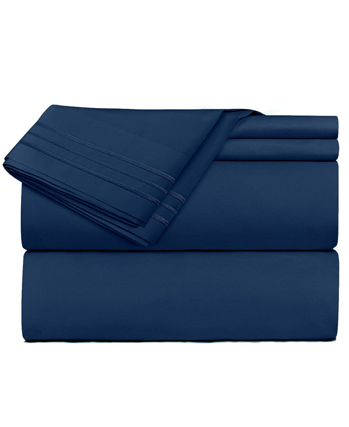 Clara Clark Premier Deep Pocket 4 Pc. Sheet Set， King