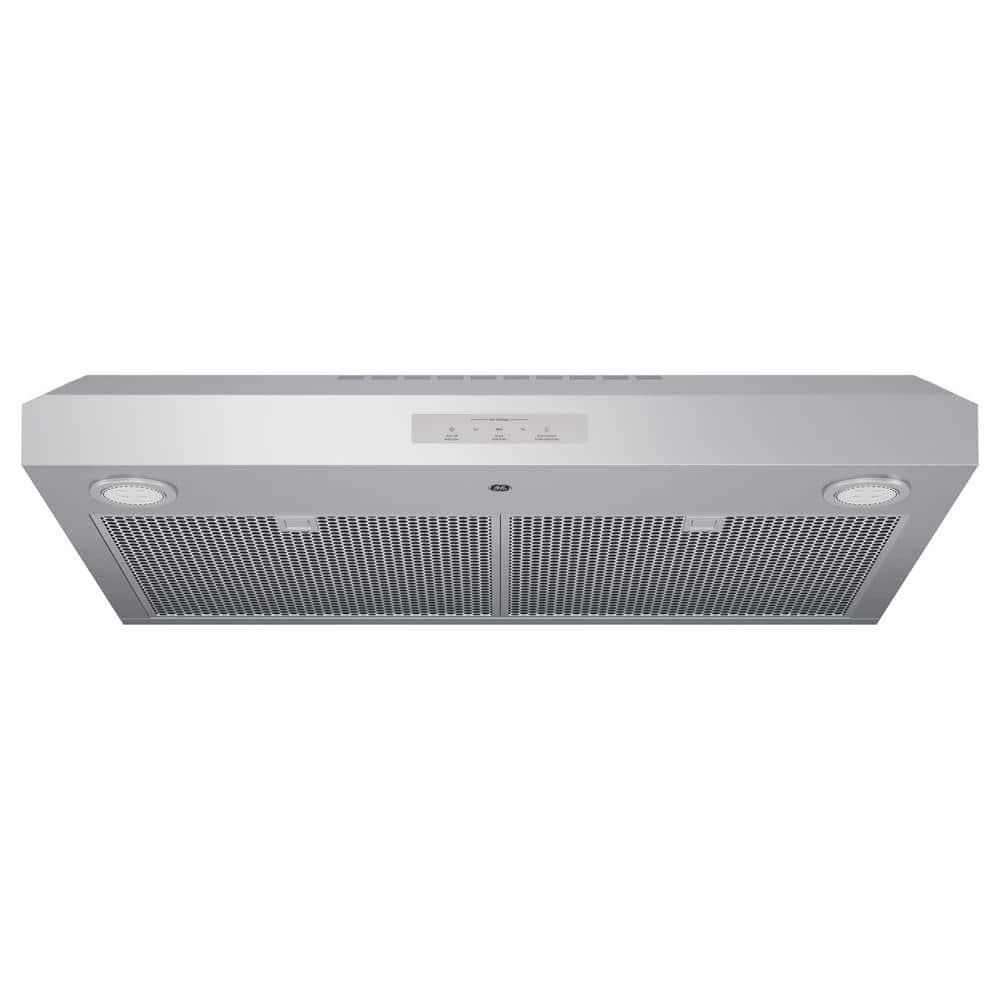 GE Profile Profile 30 in Over the Range Convertible Range Hood with LED Light in Stainless Steel