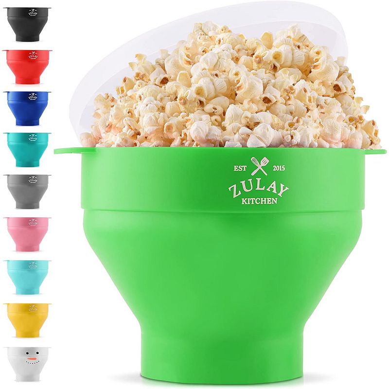 Bpa Free Collapsible Silicone Popcorn Maker With Lid