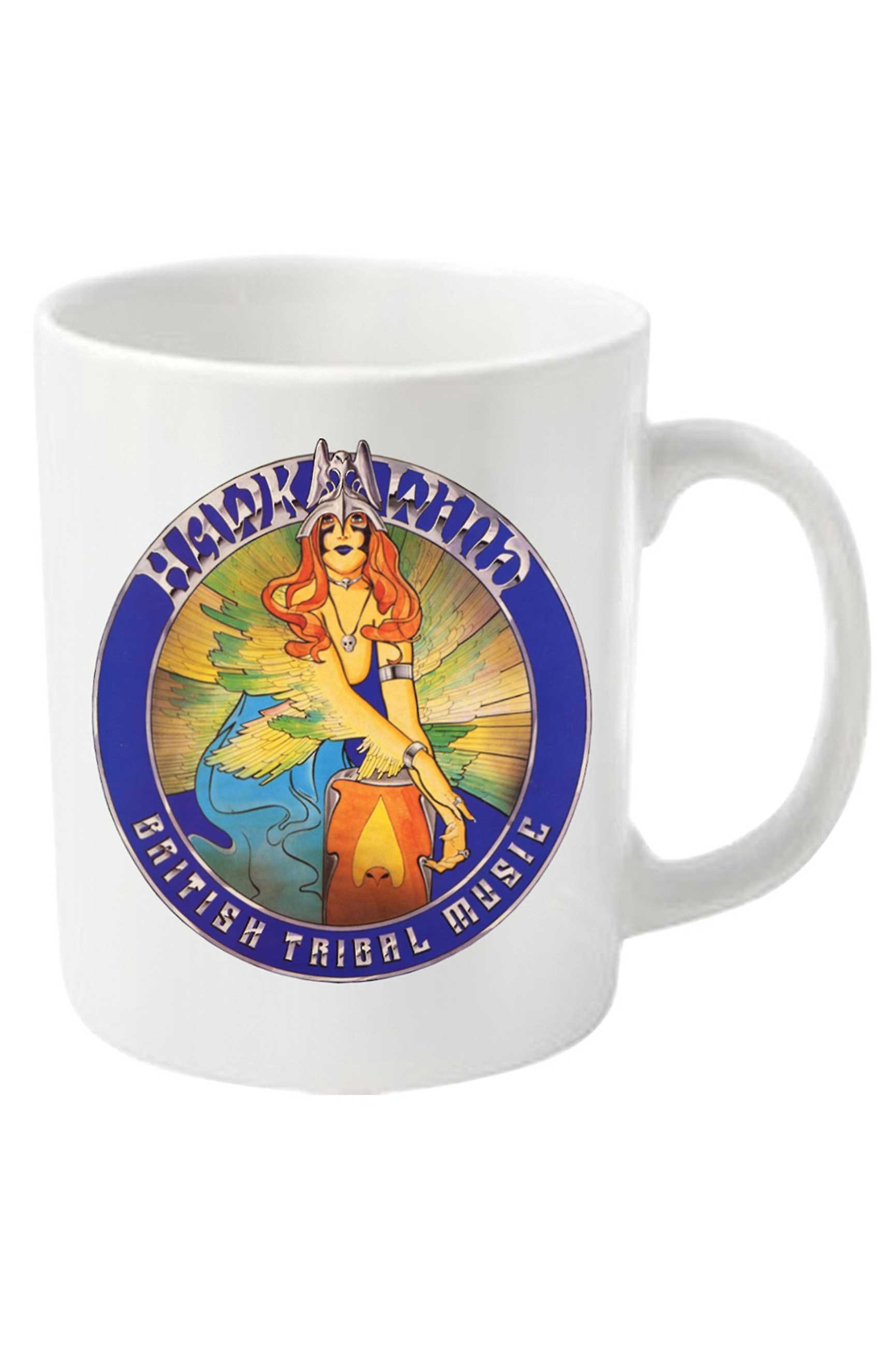 Hawkwind Mug British Tribal Music Band Logo new Official White Boxed