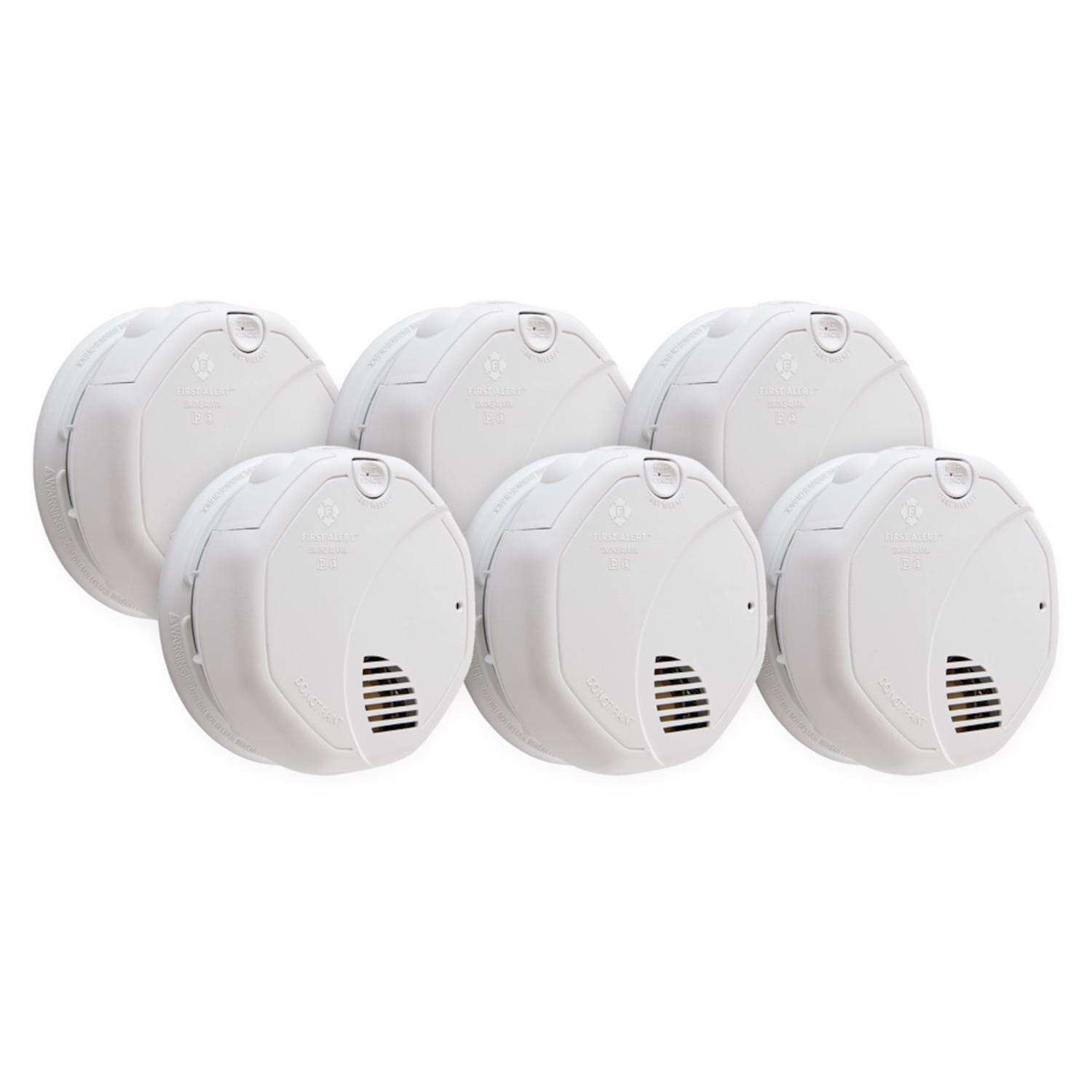 First Alert Hard-Wired w/Battery Back-up Ionization/Photoelectric Dual Sensor Smoke Detector