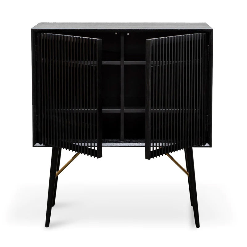 ASLOG Tall Sideboard 90cm - Black