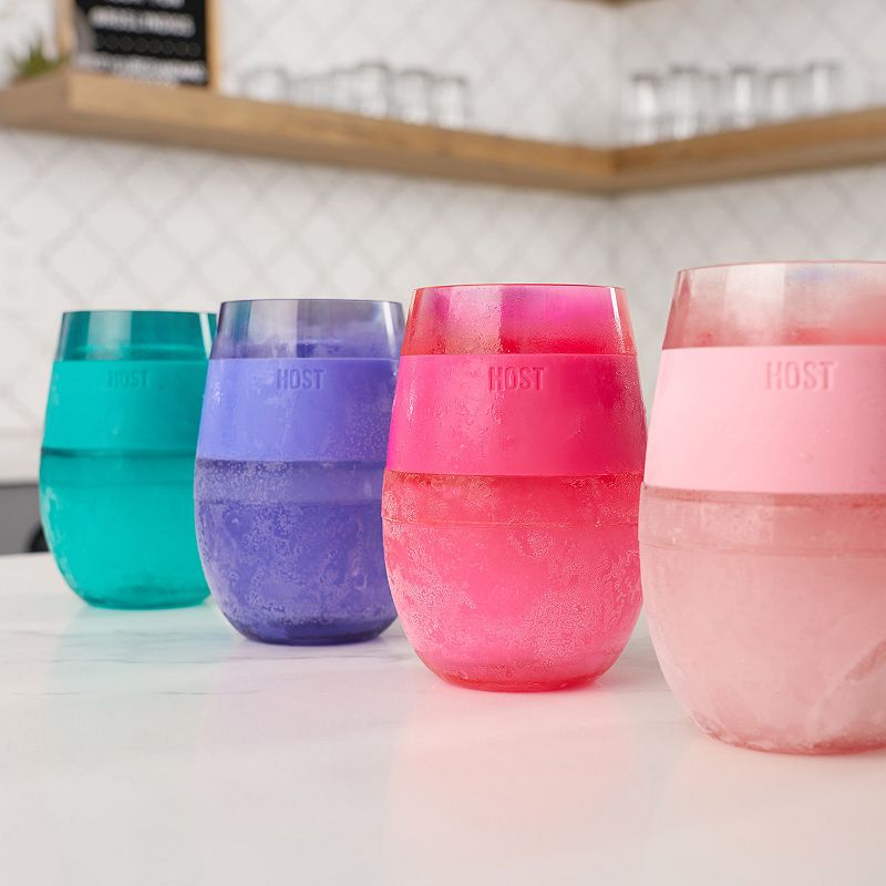 Wine FREEZE Translucent Cups (set of 4)  by HOST