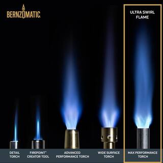 Bernzomatic Max Performance Torch Kit with 14.1 oz. Map-Pro Cylinder and Premium Blow Torch with Adjustable Flame 336638