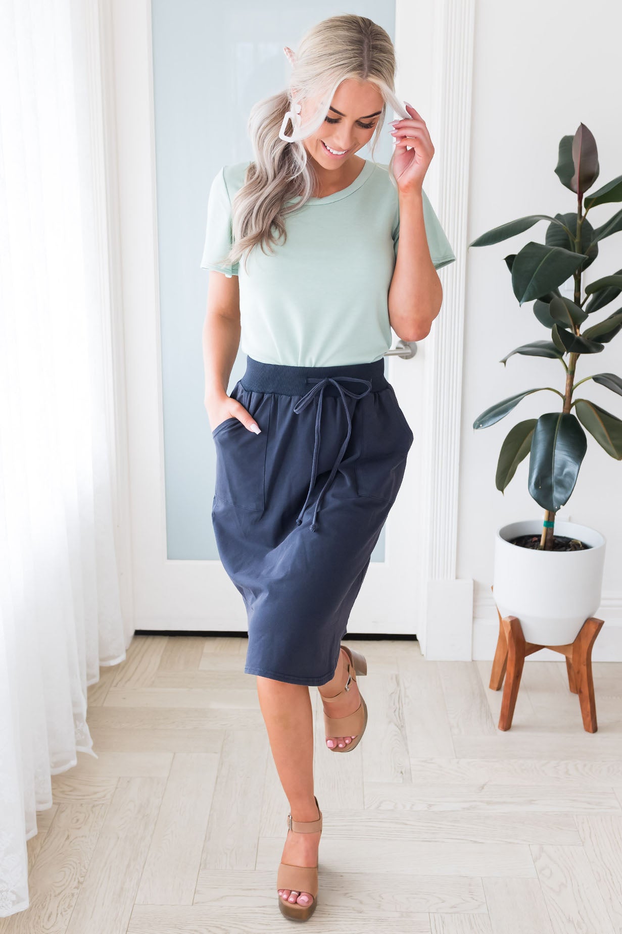 Spring Glow Modest Skirt