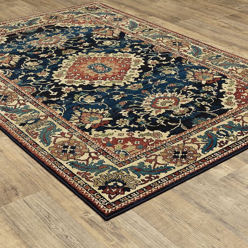 StyleHaven Anais Border Medallion Area Rug