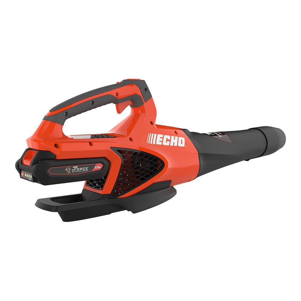 ECHO eFORCE 56V X Series 151 MPH 526 CFM Cordless Battery Handheld Leaf Blower with 2.5Ah Battery and Charger DPB-2500C1