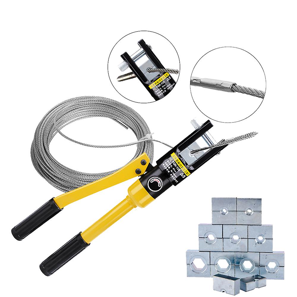 10120mm Hydraulic Crimping Tool Yqk-120 Pressure 5-10t Household Hydraulic Pliers Diy Cable Terminal Crimping Pliers