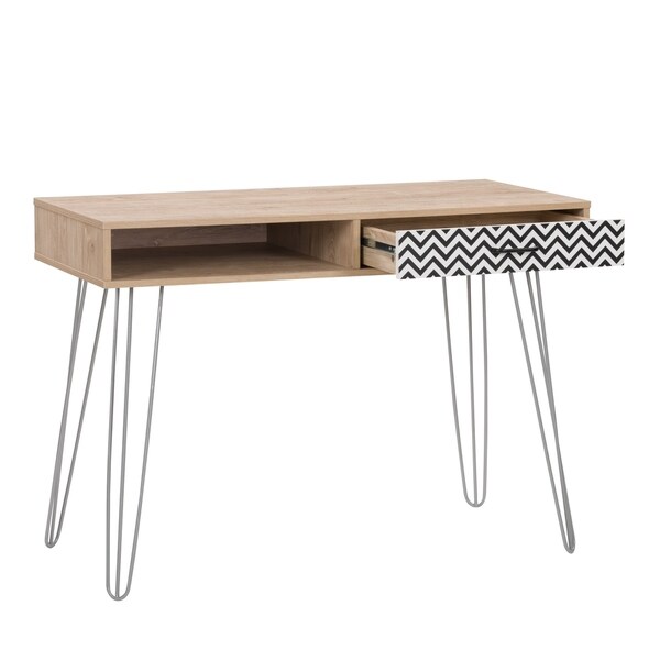 Carson Carrington Hurup Chevron Entryway Table/Desk