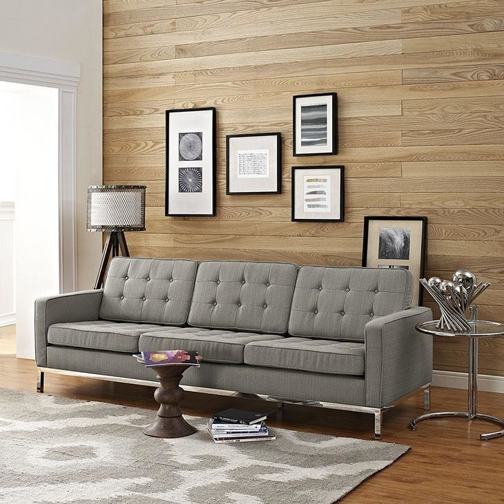 Loft Upholstered Fabric Sofa   Contemporary   Sofas   by Peachtree Fine Furniture  Houzz