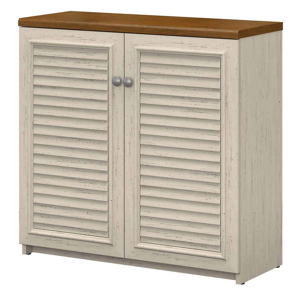 Fairview Storage Cabinet with Doors and Shelves by Bush Furniture   31.73\