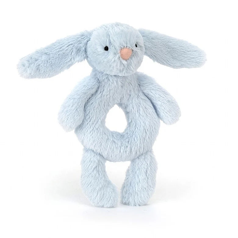 Ring Rattle - Blue Bunny