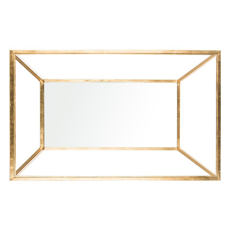 Safavieh Geometric Gold Finish Coffee Table