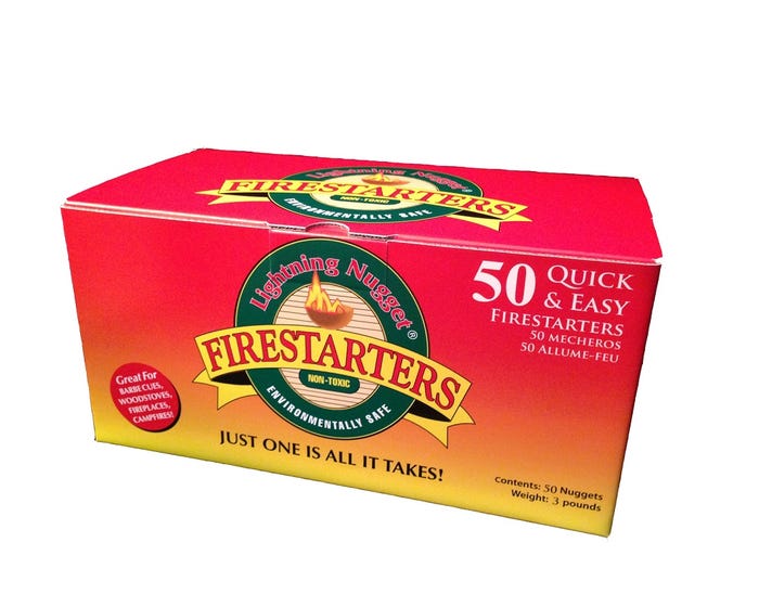 Lightning Nugget Firestarter， 50 pc. N50LBOX