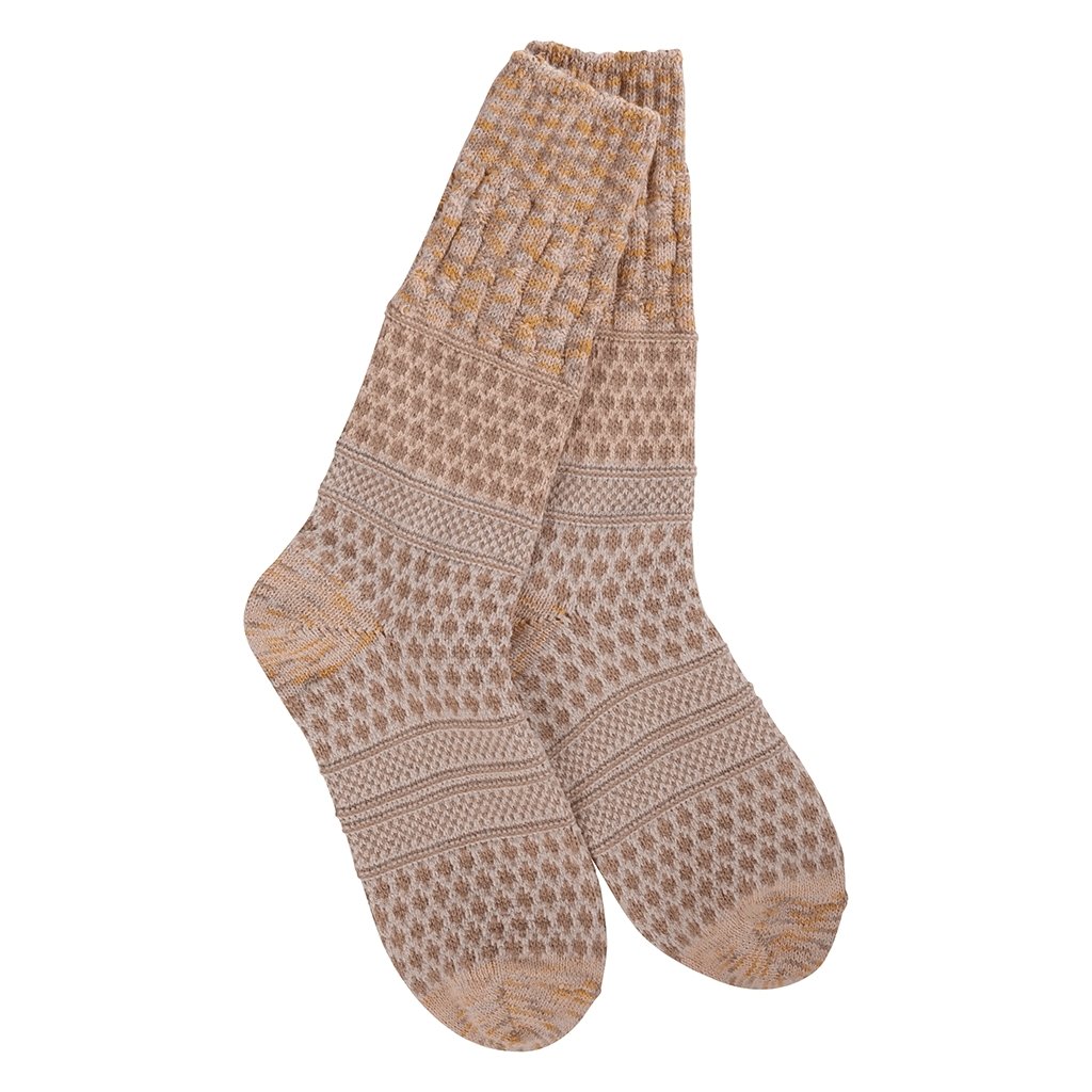 World's Softest  Weekend Gallery Textured Crew - Rose Multi