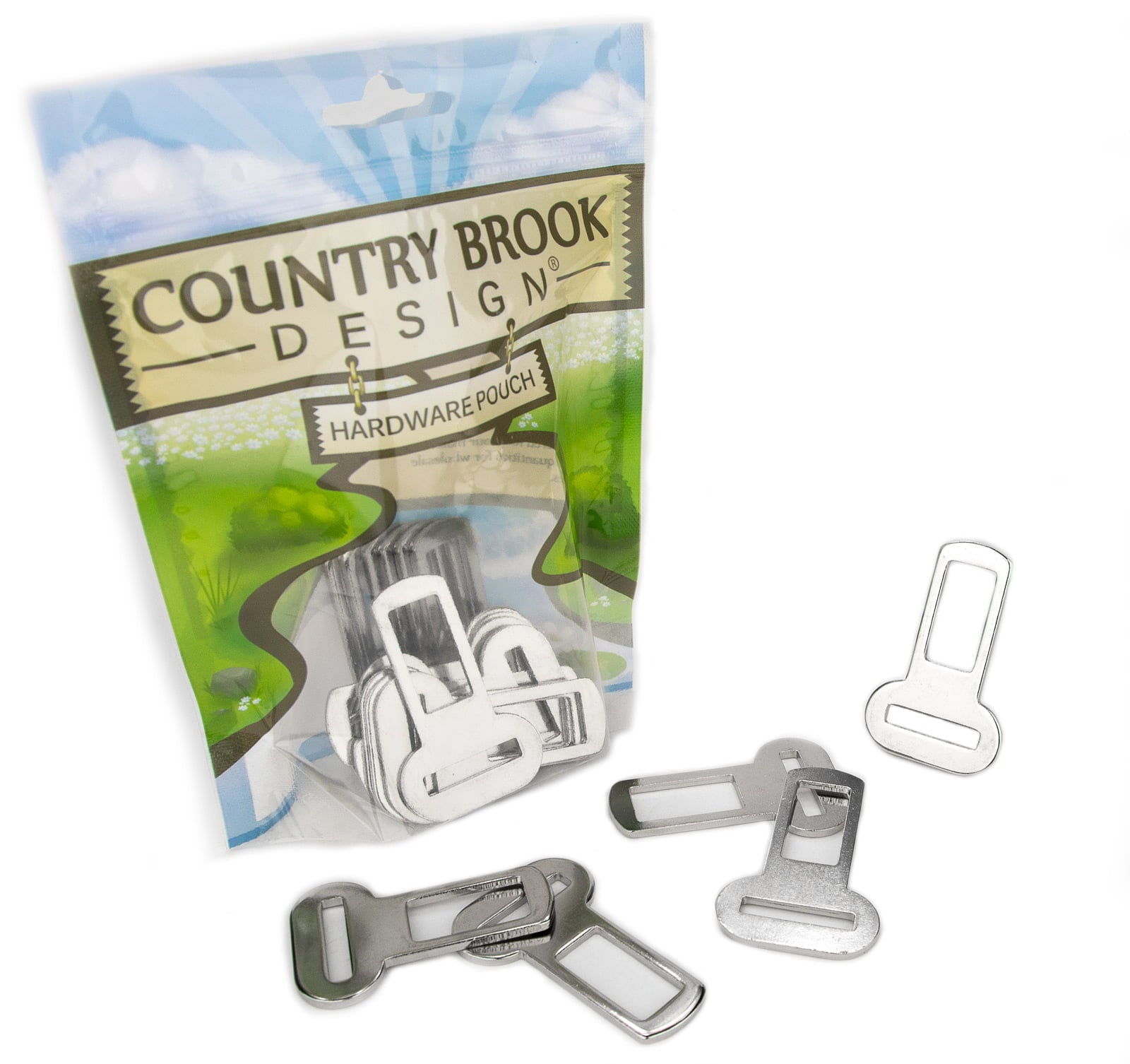 25 - Country Brook Design® 1 inch Metal Seat Belt Clip