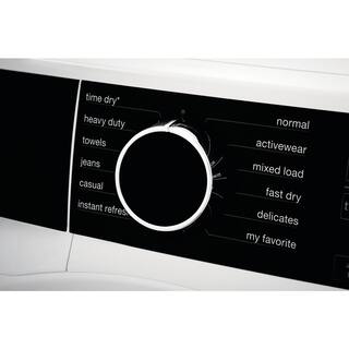 Electrolux IQ-Touch 24 in. 4.0 cu. ft. White Electric Ventless Dryer ENERGY STAR ELFE4222AW