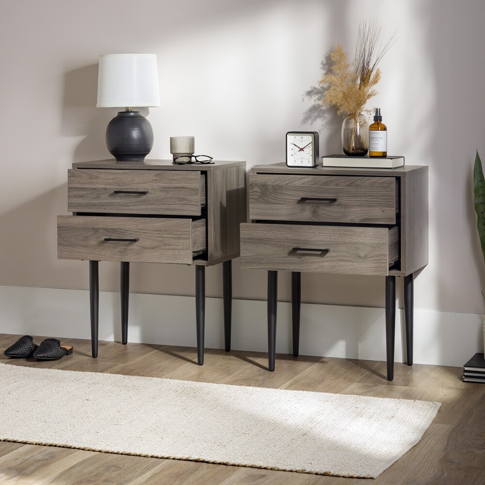 Middlebrook Notto Mid century Nightstand (Set of 2)