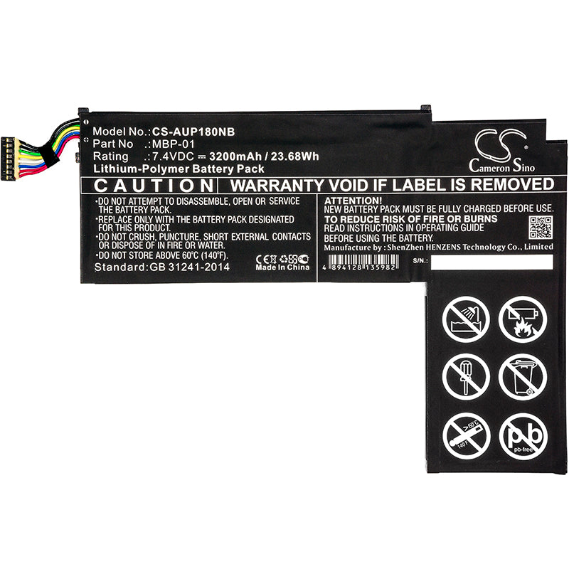 Asus P1801B037K PadFone A66 Transformer AiO P1801 Replacement Battery BatteryClerkcom Laptop and Notebook