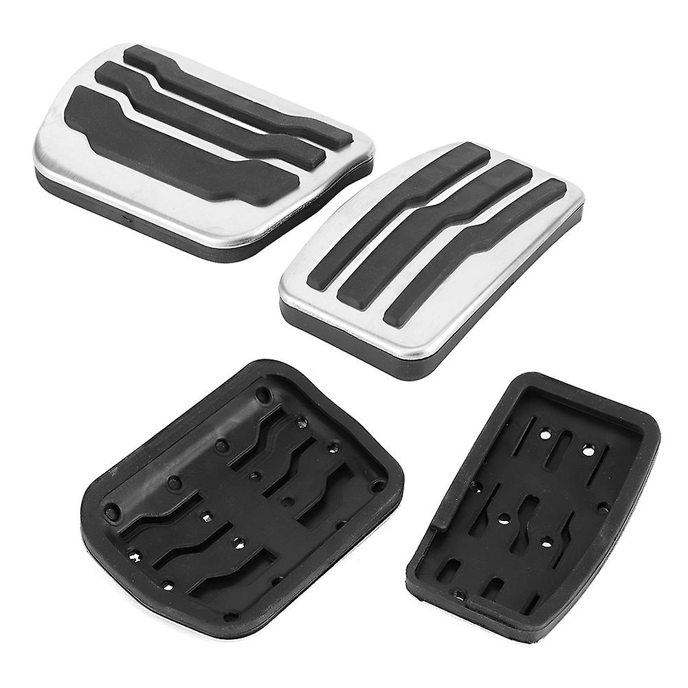 2pcs Accelerator Pedal Anti-slip Throttle Foot Rest Pad Fit For Ford F150 Raptor 09-14 At