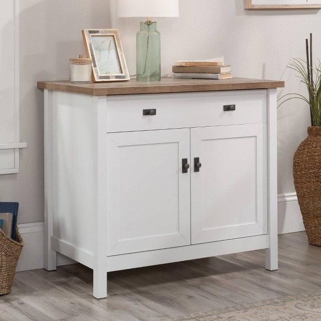 Cottage Road Library Base Cabinet White Sauder