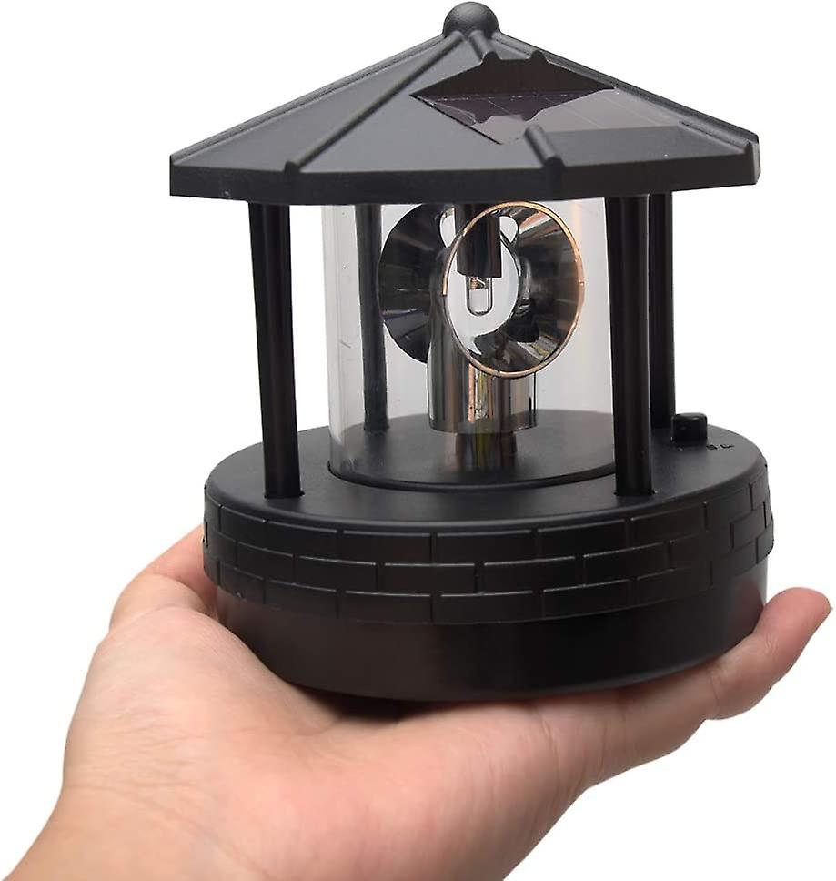 360 Degree Rotating Solar Led Lighthouse， Led Solar Light， Waterproof