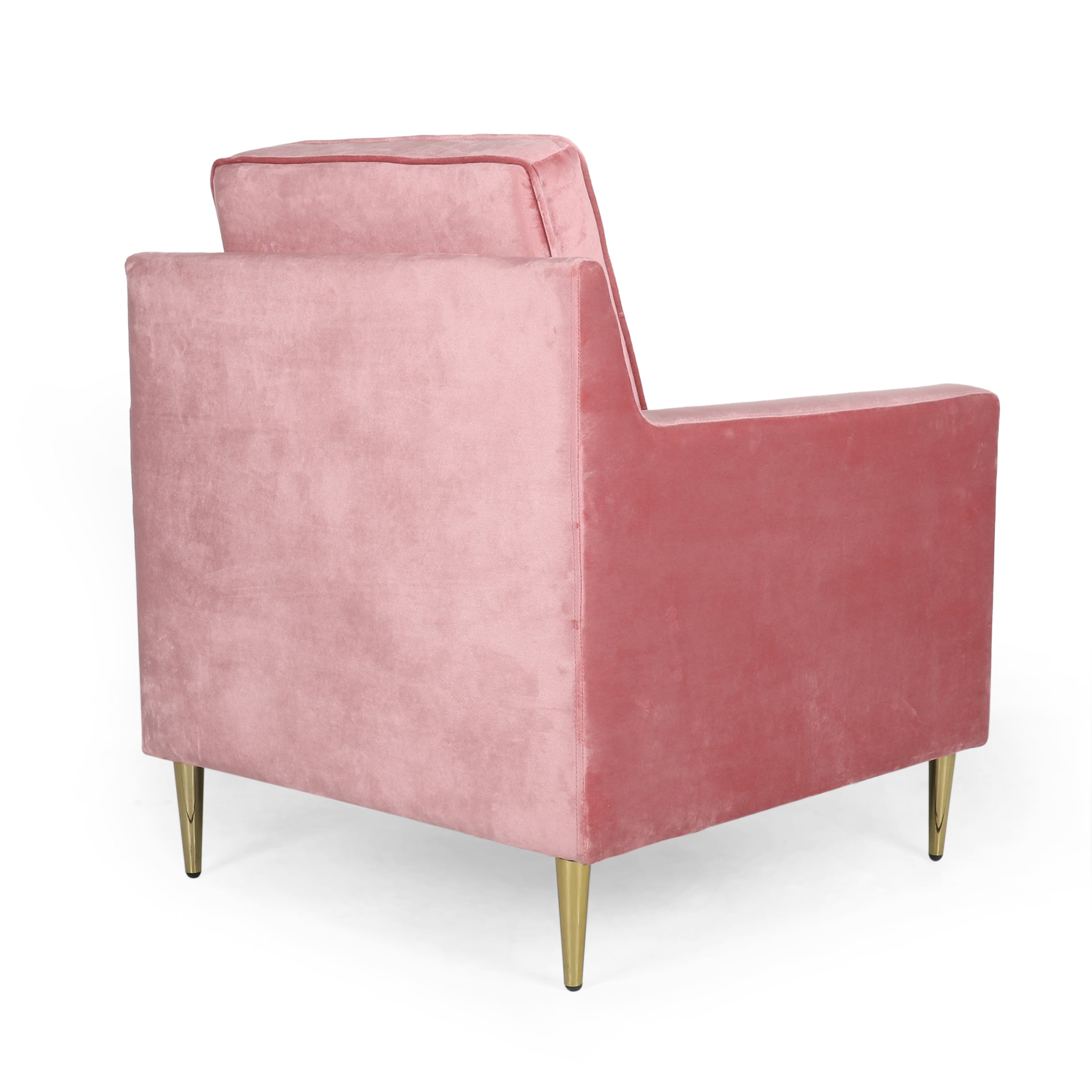 Taylea Modern Glam Tufted Velvet Club Chair