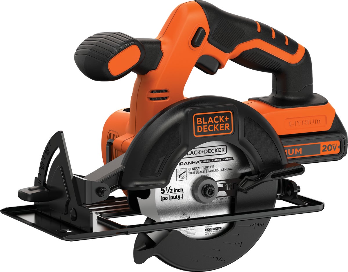 Blackamp Decker 20V MAX Lithium-Ion Cordless Circular Saw Kit