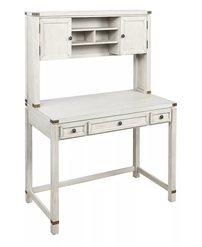 OSP Home Furnishings Baton Rouge Desk with Hutch