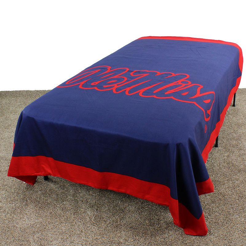 Ole Miss Rebels Twin-Size Duvet Cover