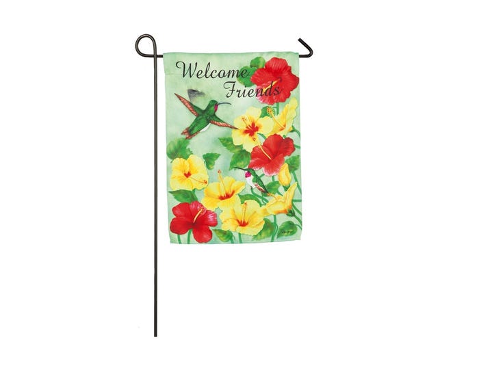 Evergreen Hummingbird Welcome Garden Flag - 14S4765