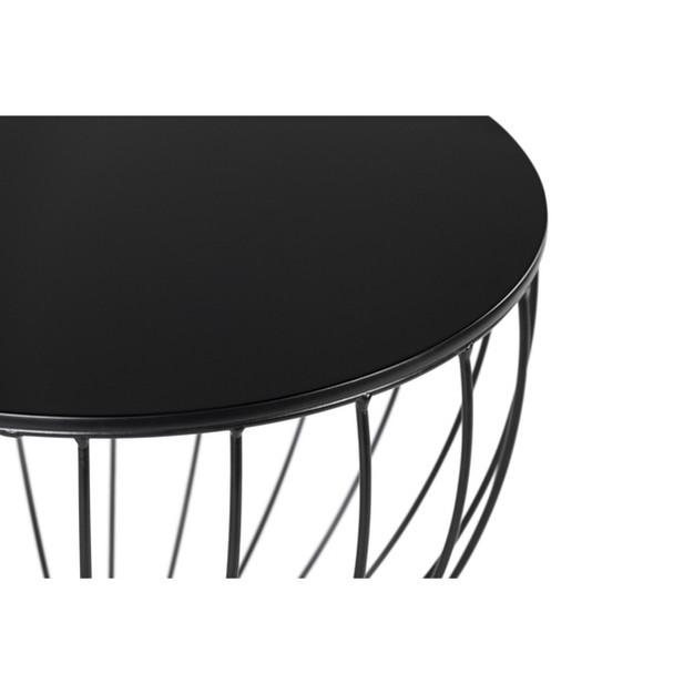 Cami Side Table Noir Black Adore Decor